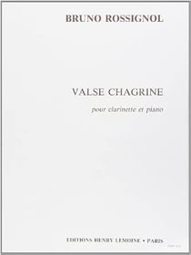 Valse chagrine - partition clarinette