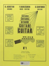 30 partitions de séances d'enregistrement - 2 guitares