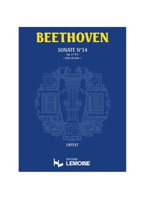 Sonate n°14 "Clair de lune" Op.27 n°2 (Urtext) - partition Piano