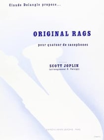 Original Rags - partition saxophone