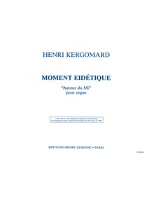 Moment éidétique - partition orgue