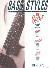 Bass styles : 19 Solos - partition guitare basse