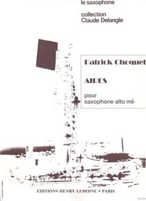 Aires - partition saxophone alto SOLO
