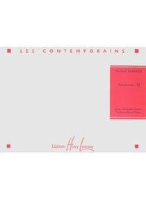 Assonance III - partition clarinette basse, violon