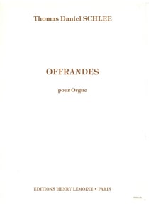 Offrandes Op.28 - partition orgue