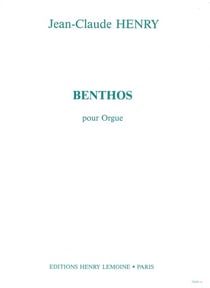 Benthos - partition orgue