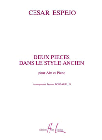 Deux pièces dans le style ancien - Alto et piano