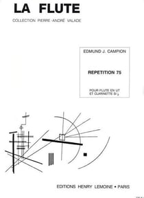 Répétition 75 - partition flûte et clarinette