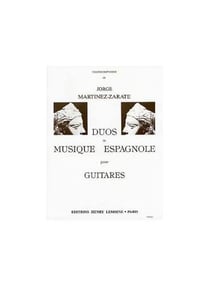 Duos de musique espagnole - partition guitare