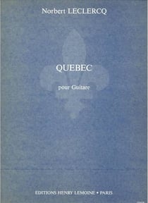 Québec - partition guitare