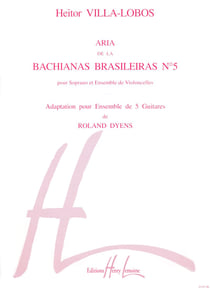 Aria (Bachianas brasileiras n°5) - partition guitare