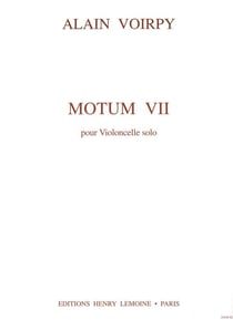 Motum VII - partition violoncelle