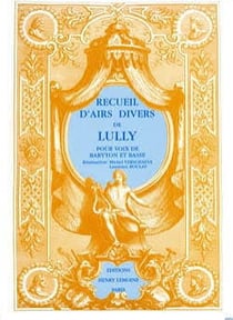 Recueil d'Airs Divers - partition baryton ou basse