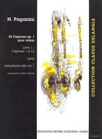24 Caprices Op.1 Vol.1 - partition saxophone SOLO