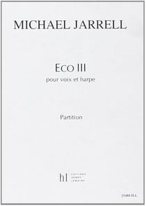 Eco III - partition soprano et harpe