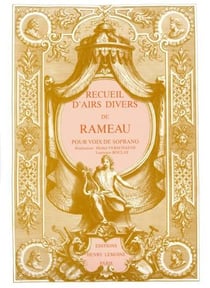 Recueil d'airs Vol.1 - partition soprano et piano