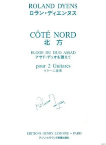 Côté Nord - partition guitare