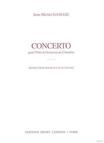 Concerto pour flûte et orchestre de chambre - partition flûte