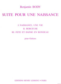 Suite pour une Naissance - Guitare