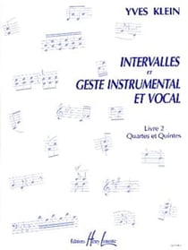 Intervalles et geste instrumental et vocal Vol.2 - Quartes et quintes - partition