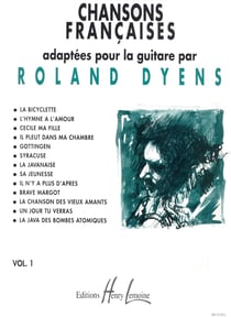 Chansons françaises Vol.1 (tablatures) - partition guitare