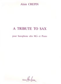 A Tribute to Sax - partition saxophone MIB et piano