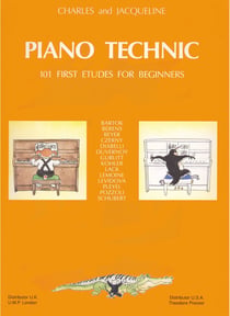 Piano technic - 101 Studies for beginners (Vol.1) - partition Piano