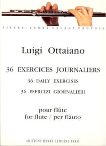 Exercices journaliers (36) - partition flûte
