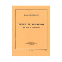 Thème et variations - partition harpe