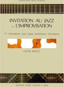 Invitation au jazz et à l'improvisation - partition guitare