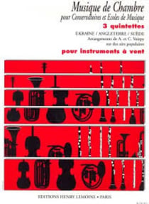 Quintettes (3) - partition Quintettes