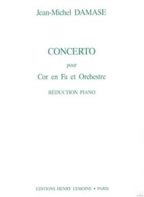 Concerto pour cor en Fa - partition cor et piano