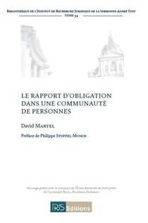 Le rapport d'obligation dans une communaute de personnes
