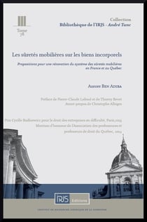 Les suretes mobilieres sur les biens incorporels  (comparaison france-quebec)