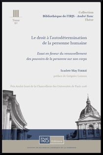 Le droit a l'autodetermination de la personne humaine
