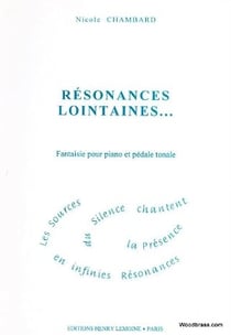 Résonances Lointaines - partition Piano