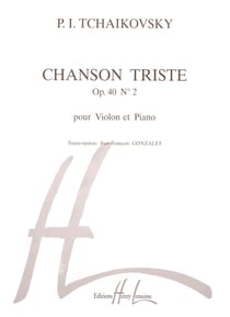 Chanson Triste Op. 40 N° 2 - Violon et Piano