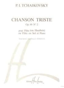 Chanson triste Op.40 n°2 - partition flûte ou hautbois