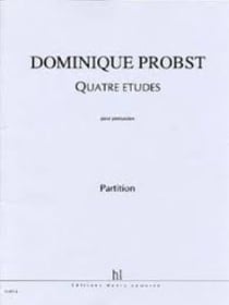 4 Études - partition percussion
