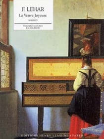 La Veuve joyeuse — Valse - partition Piano