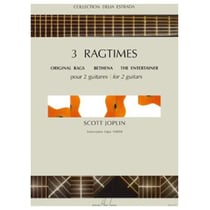 3 Ragtimes - partition guitare