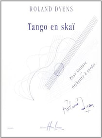 Tango en Skaï (version orchestre) - partition guitare et orchestre