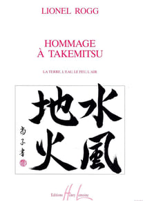 Hommage à Takemitsu - partition orgue