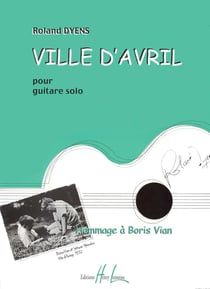 Ville d'Avril - partition guitare