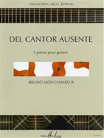 Del Cantor Ausente (5 pièces) - partition guitare