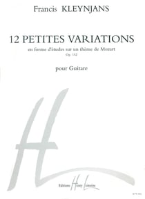 Petites Variations Op.152 - partition guitare