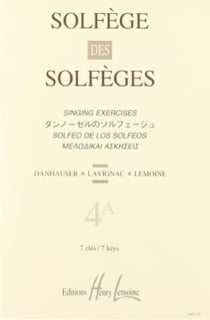 Solfège des Solfèges Vol.4A (sans accompagnement) - méthode Solfège