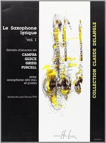 Le Saxophone lyrique Vol.1 - partition saxophone