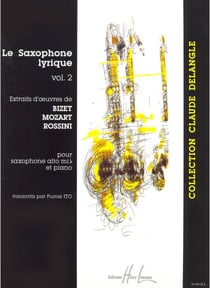 Le Saxophone lyrique Vol.2 - partition saxophone