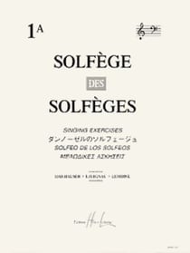 Solfège des Solfèges Vol. 1A avec accompagnement - méthode Solfège